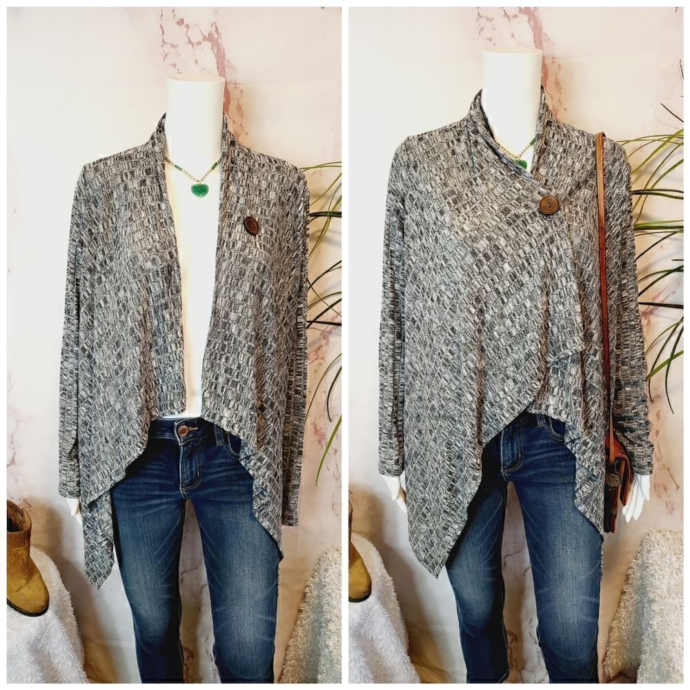 Bobeau convertible wrap cardigan